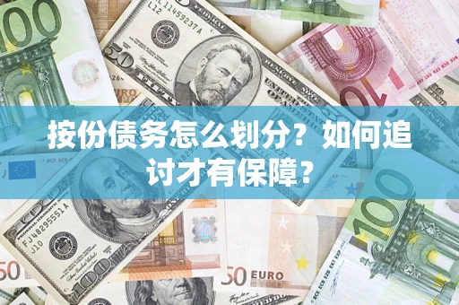武汉按份债务怎么划分？如何追讨才有保障？