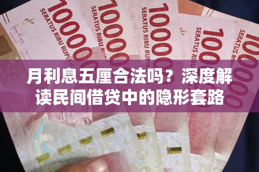 武汉月利息五厘合法吗？深度解读民间借贷中的隐形套路