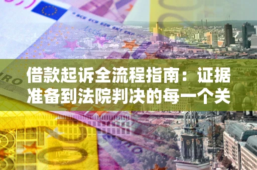 武汉借款起诉全流程指南：证据准备到法院判决的每一个关键步骤