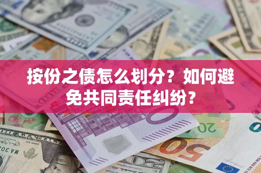 武汉按份之债怎么划分？如何避免共同责任纠纷？