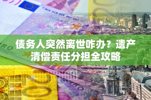 武汉债务人突然离世咋办？遗产清偿责任分担全攻略