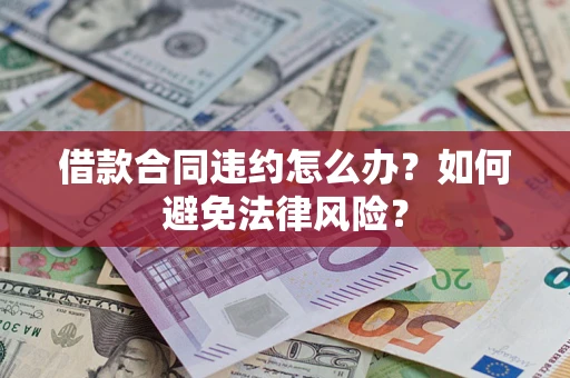 武汉借款合同违约怎么办？如何避免法律风险？