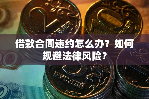 武汉借款合同违约怎么办？如何规避法律风险？