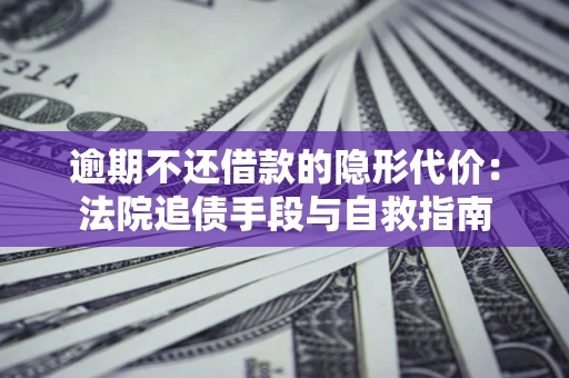 武汉逾期不还借款的隐形代价：法院追债手段与自救指南
